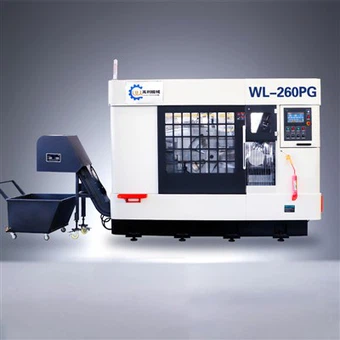 Mesin gergaji bundar CNC memotong batang aluminium