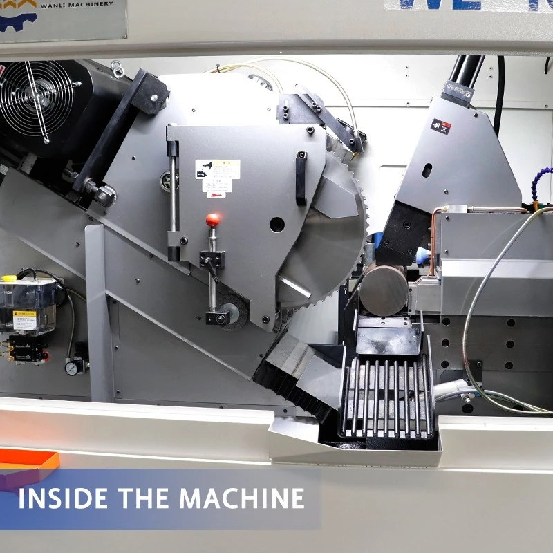 Wanli Mechanical Circular Saw WL-200P Cutting Channel Steel Efficiency Is High